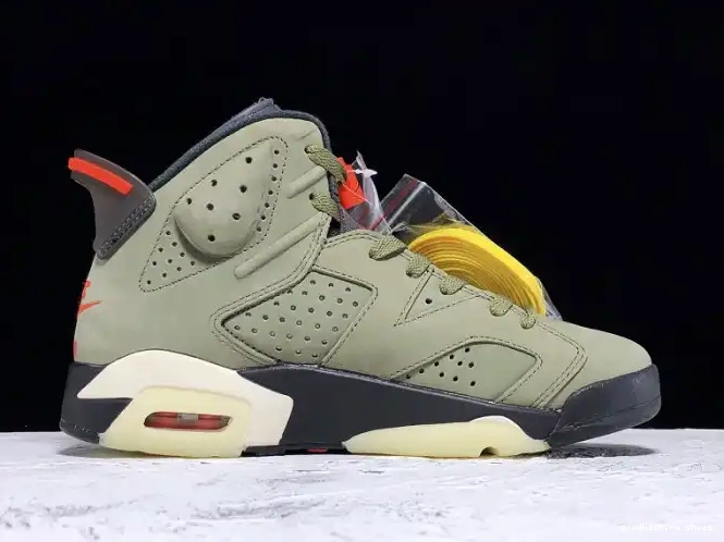 80% Off Sale 6 Olive x Scott Air Jordan Medium Travis CN1084-200 0518